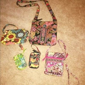 5 Vera Bradley bags